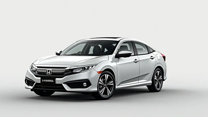 Honda Civic 11th-generation sedan, premium interior, Karachi business rental