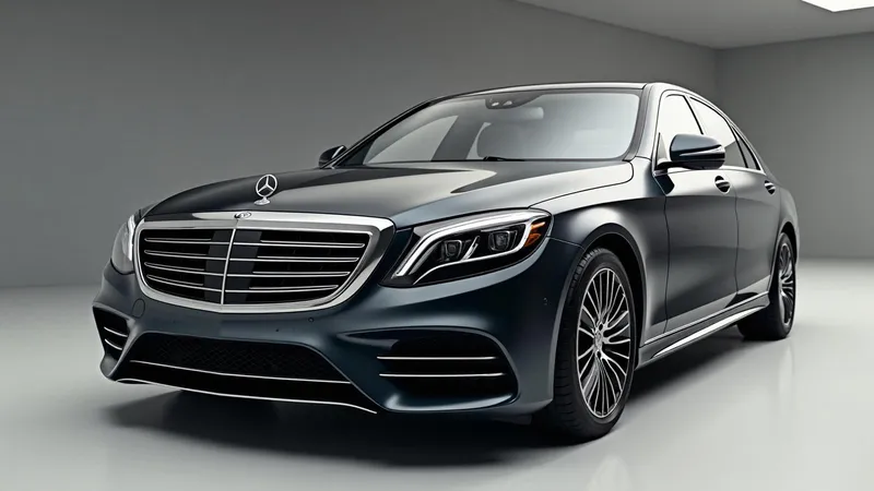 Mercedes-Benz executive sedan, chauffeur service for events and airport pickups