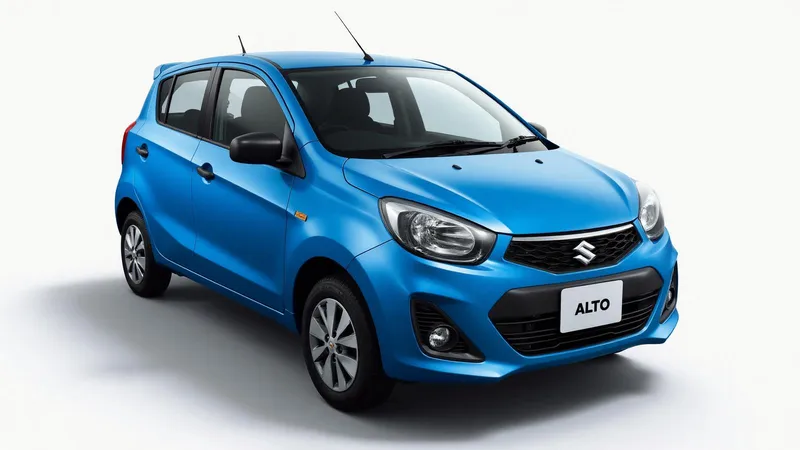 Suzuki Alto (HA36) automatic compact hatchback, budget city rental, fuel-efficient