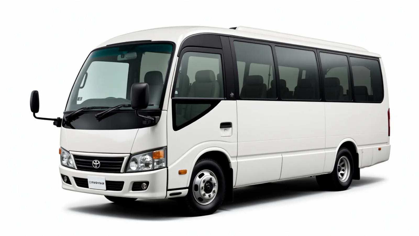 Toyota Coaster 25-seater minibus, staff transport and group tours