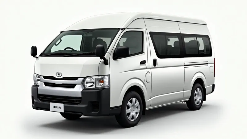 Toyota HiAce H300 13-seater commuter van, airport transfers and group trips