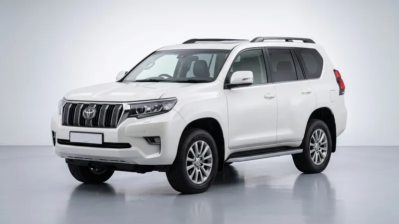 Toyota Land Cruiser Prado seven seat SUV, hire with driver in Karachi